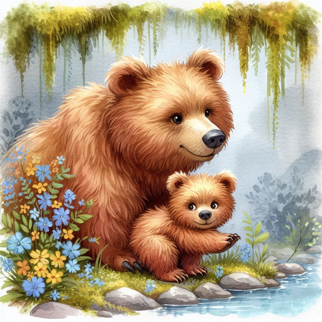 two bears