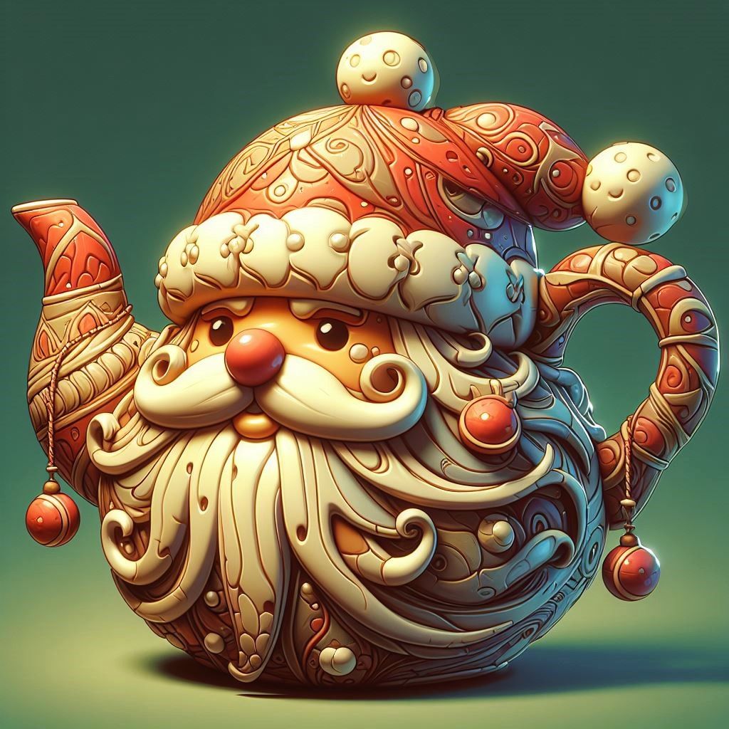 Little Santa teapot