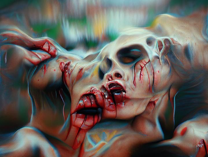 So feast on me. All my bones are laughing. As you're dancing...