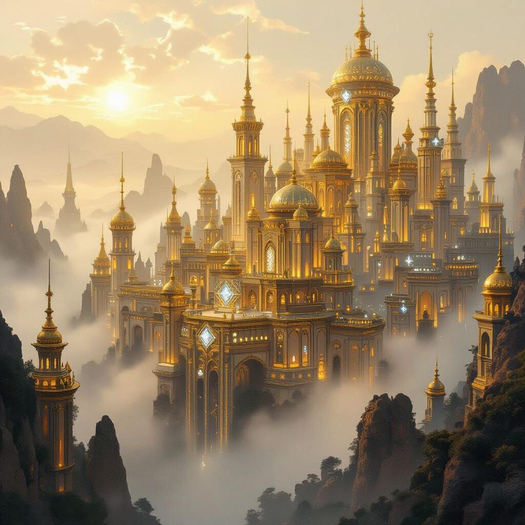 Golden City of Ophir: A Diamond-Adorned Fantasy