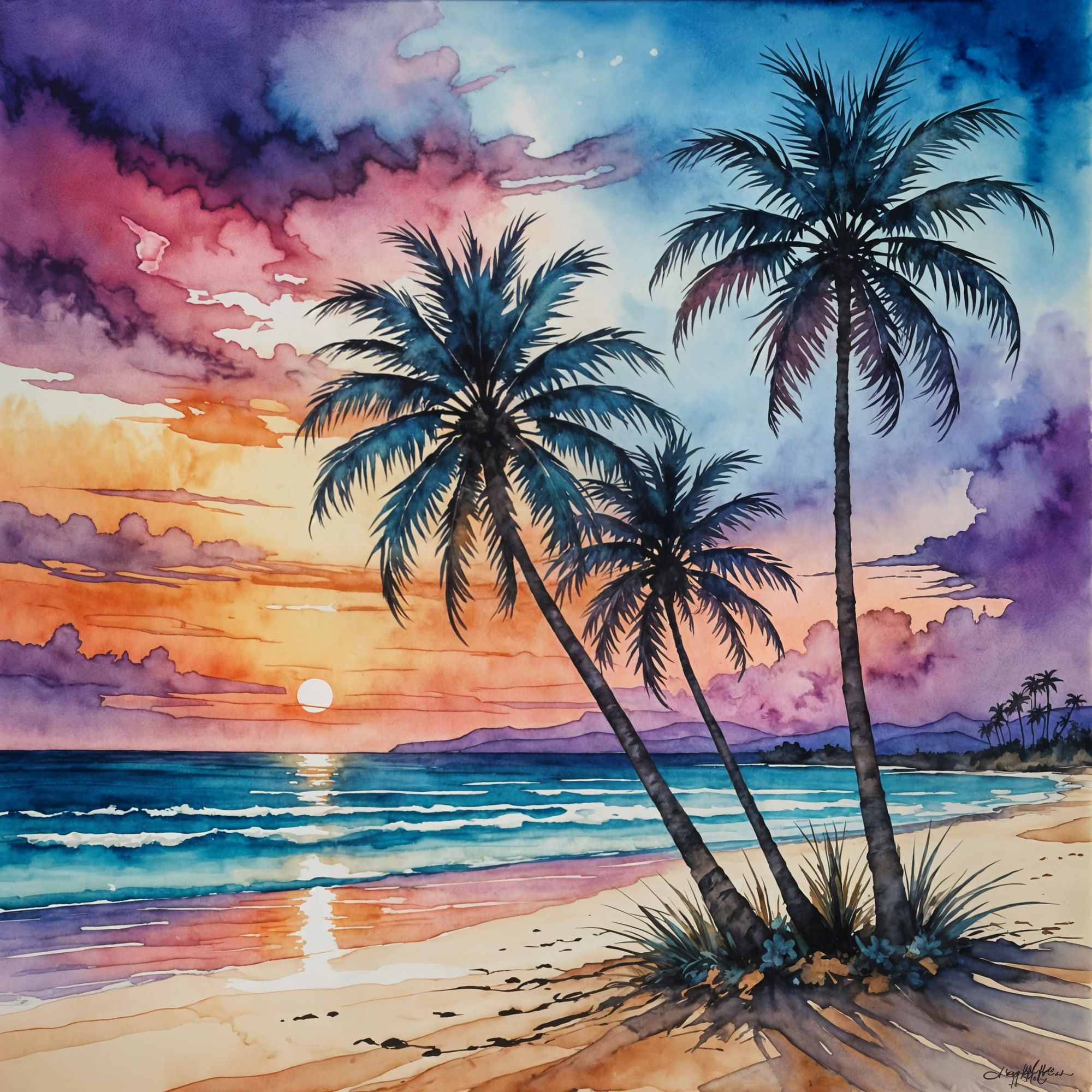 Palm Sunset
