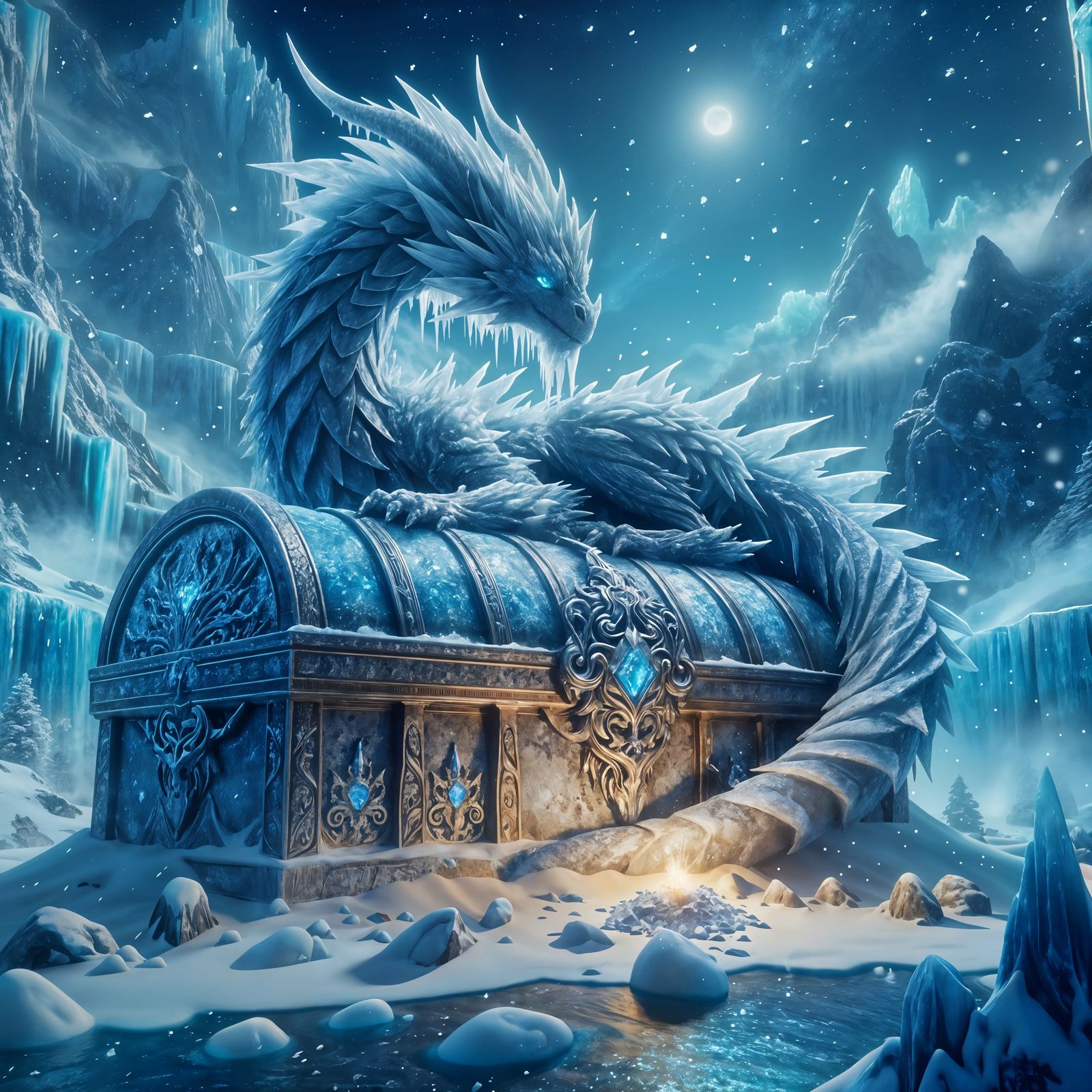 The Glacier’s Guardian  by @JustD