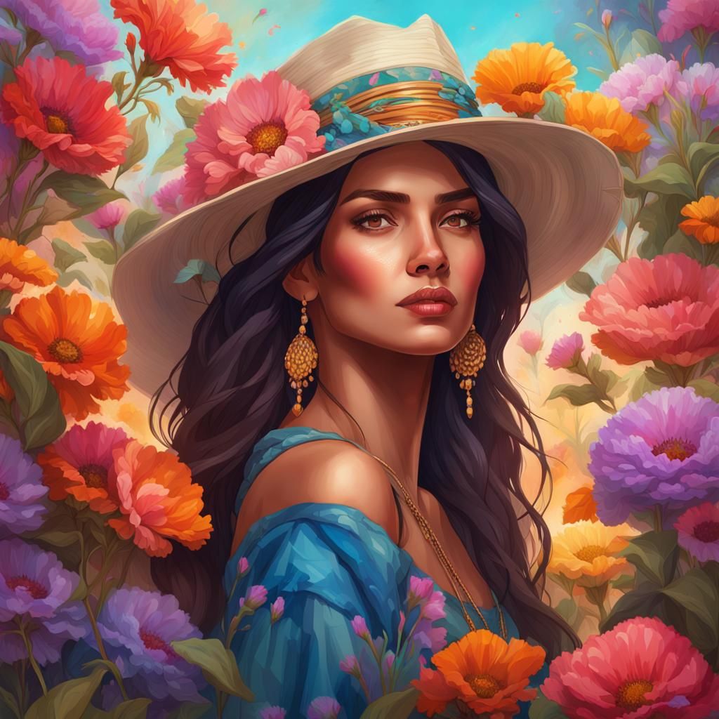 A beautiful woman