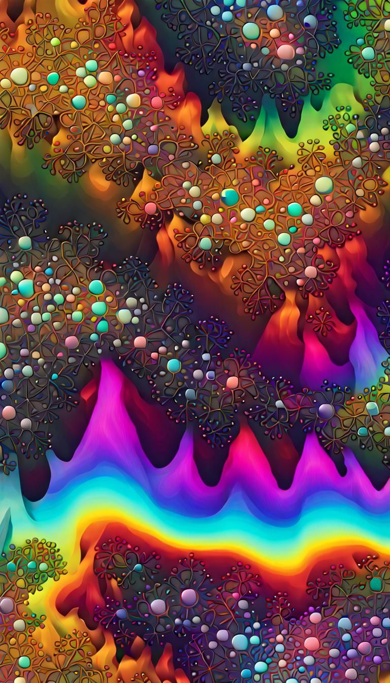 Extrapolate And Illustrate, Using The Fractal patt... - AI Art