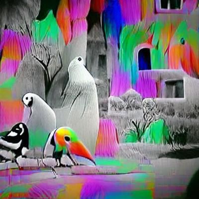 A very colourful black and white movie