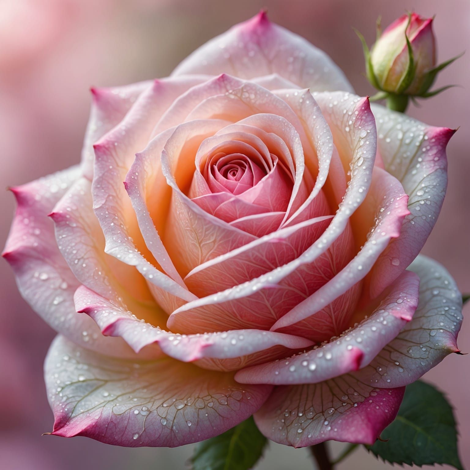 Pink rose  by @Opslilla