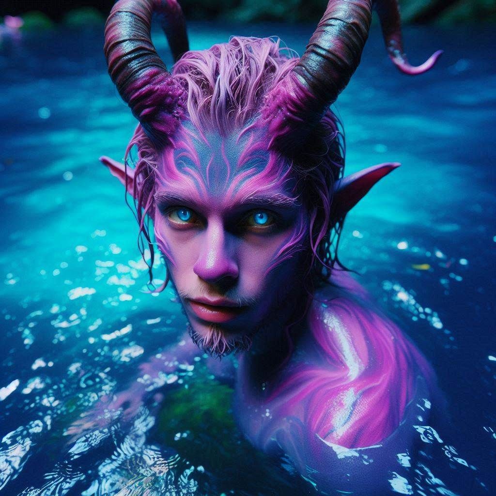 A purple Faun