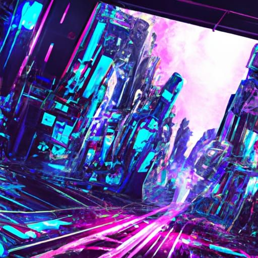 Chaos Town - AI Generated Artwork - NightCafe Creator