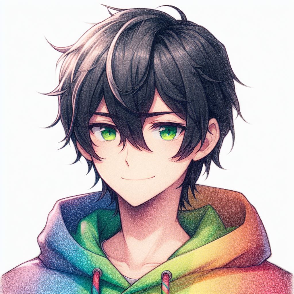 portrait of haruki (colored pencil)