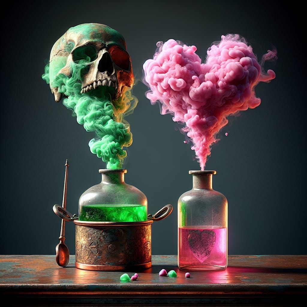 Potions of death and life  by @Olchap
