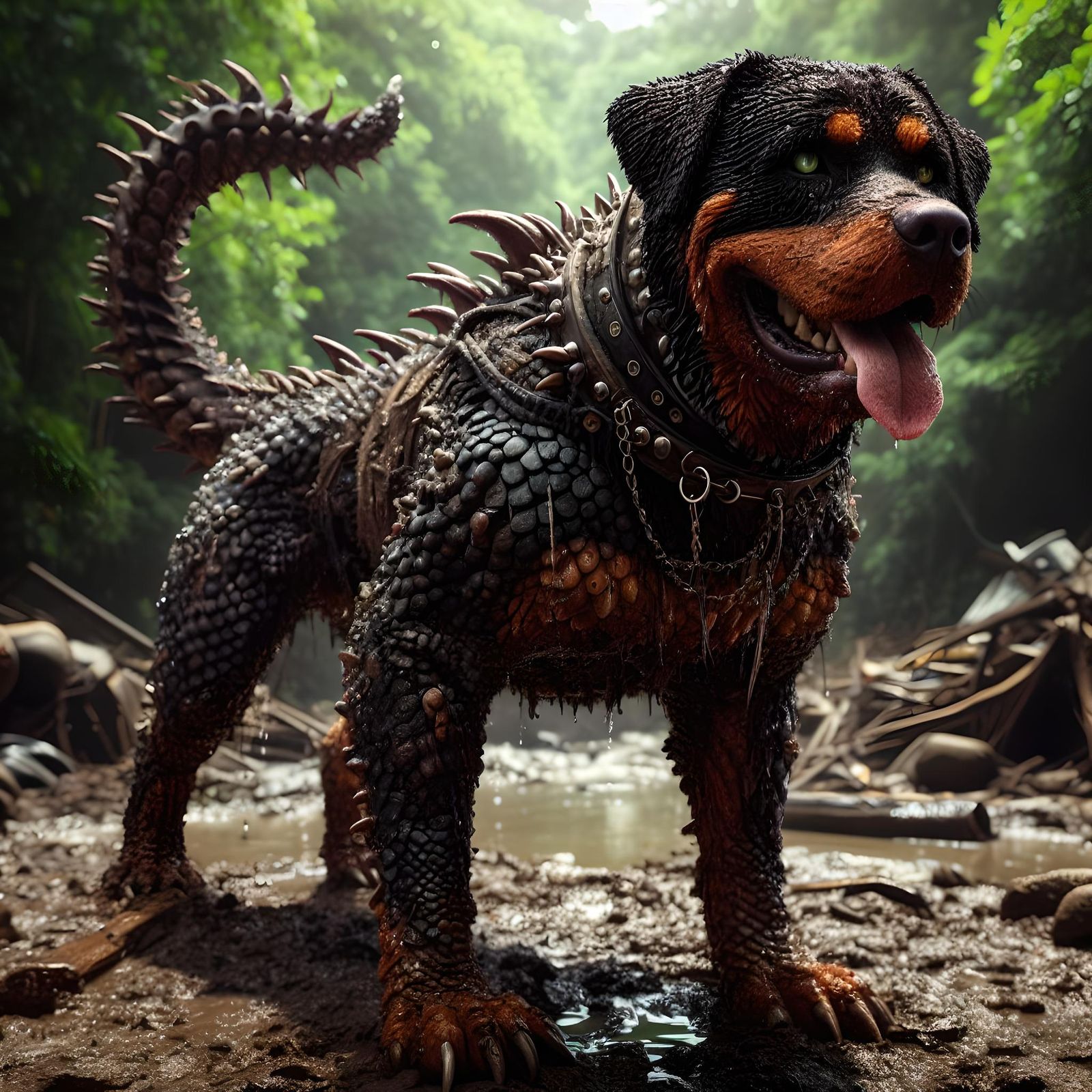 Dragon-Scale Rottweiler