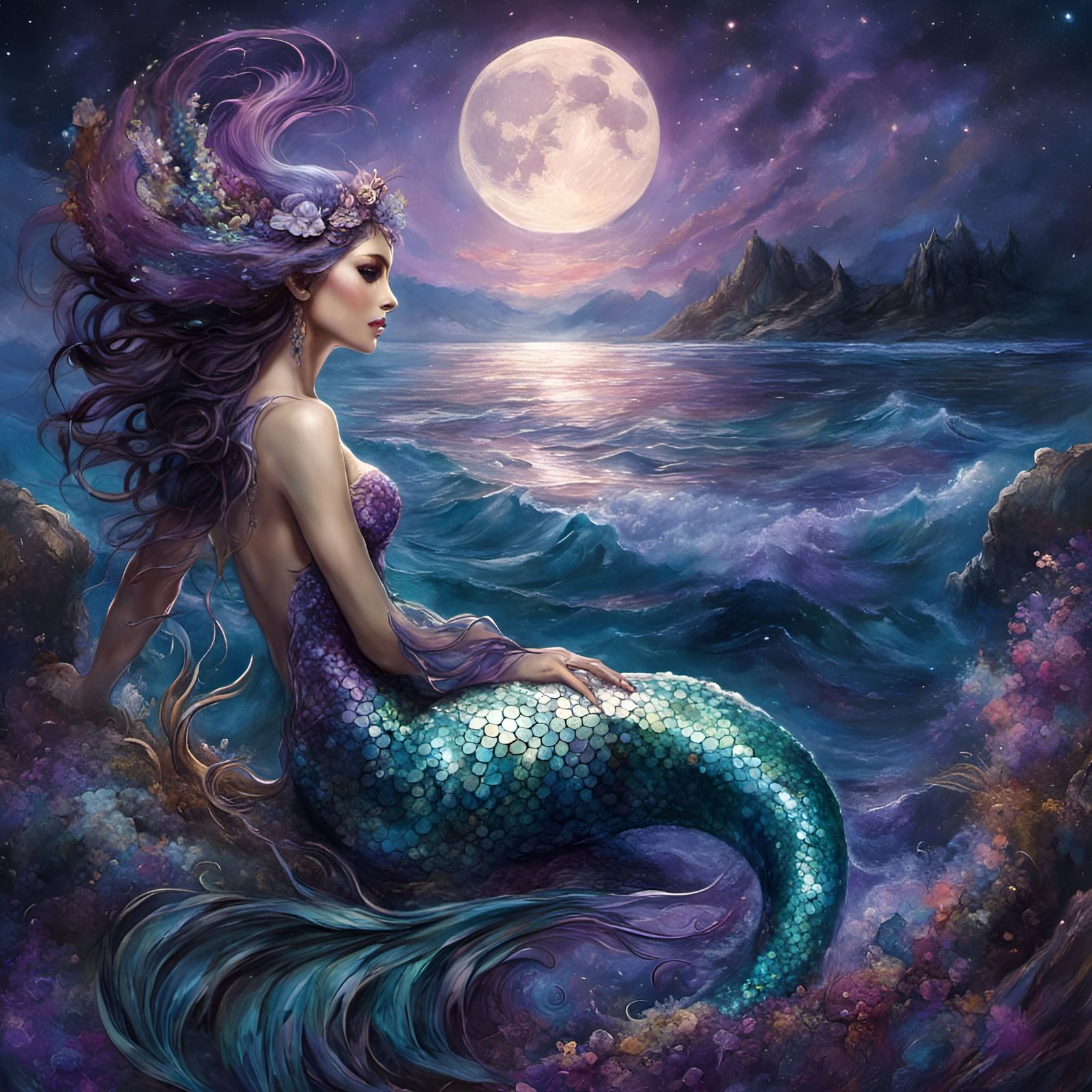 Mermaid - AI Generated Artwork - NightCafe Creator