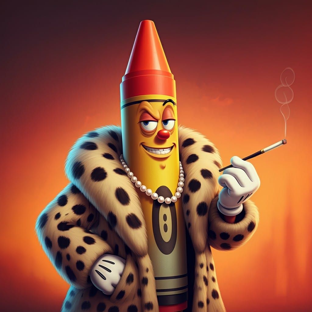Crayola de Vil – AI Generated Artwork – NightCafe Creator
