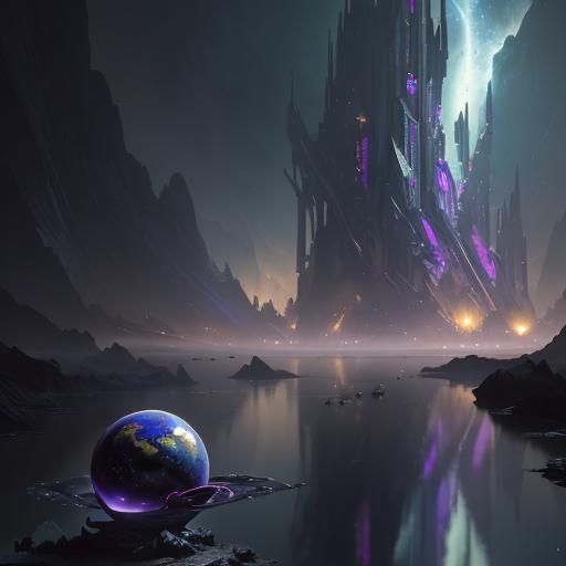 Earth is nothing but a crystal ball for sorcerers