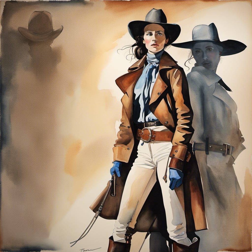 Cowgirl - AI Generated Artwork - NightCafe Creator