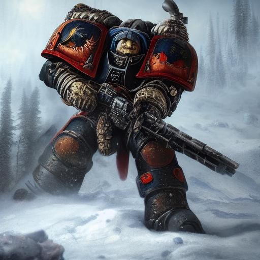 The winter Iron wolf