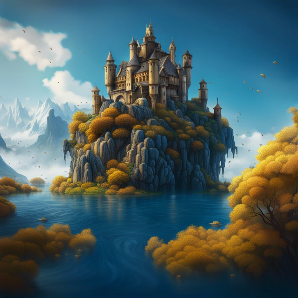 Castle - AI Generated Artwork - NightCafe Creator