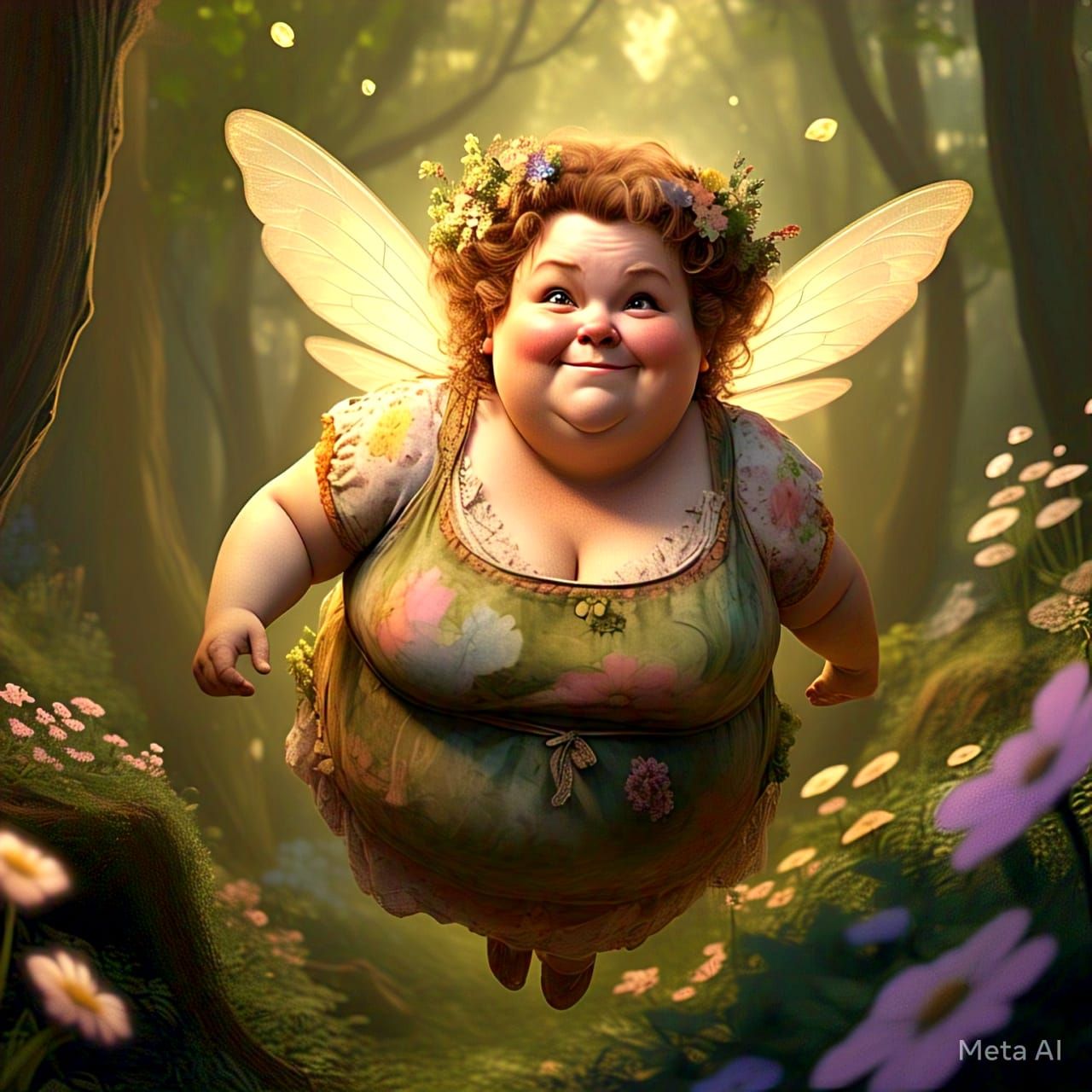 "No, we're not all young and slender!"