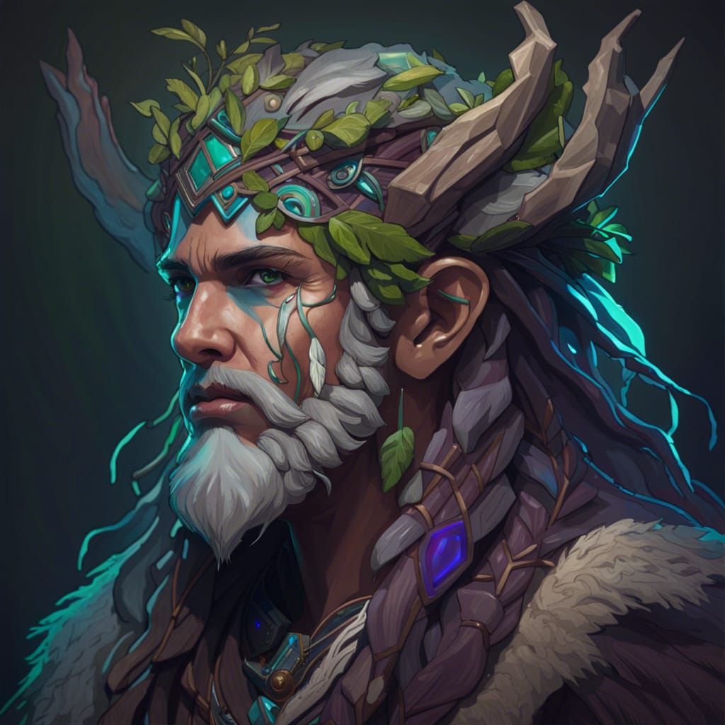 Druid - AI Generated Artwork - NightCafe Creator