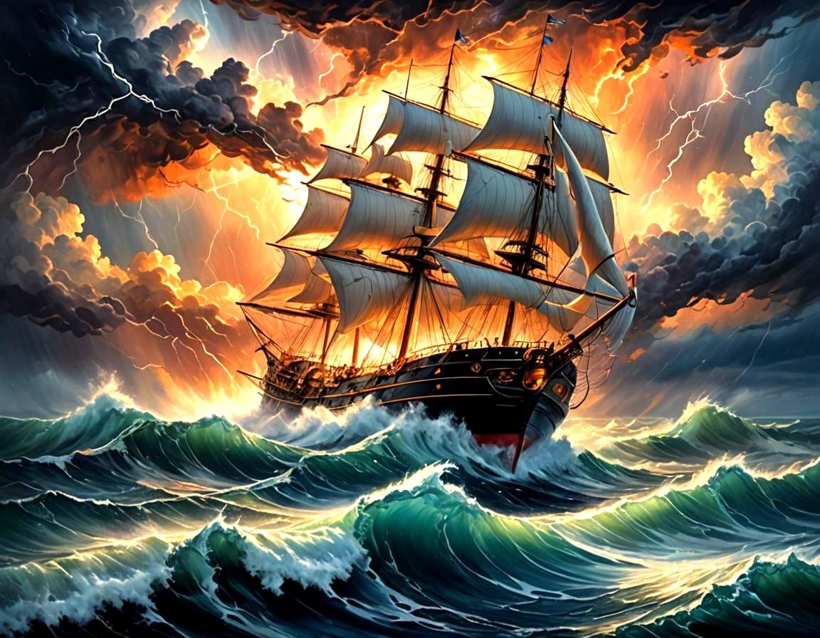 Stormy Seas  by @Magnolia55