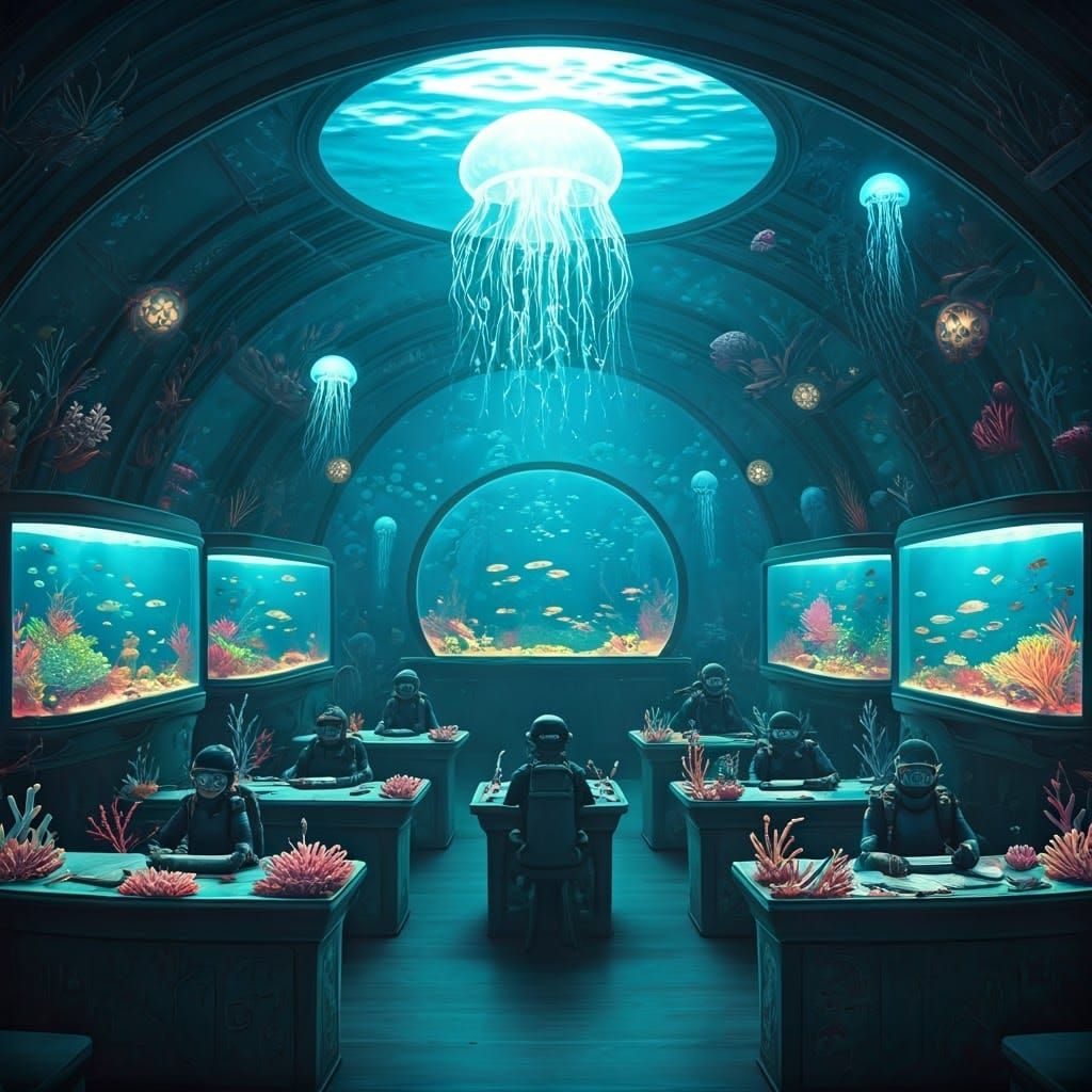 Wet Classroom   by @Nikki