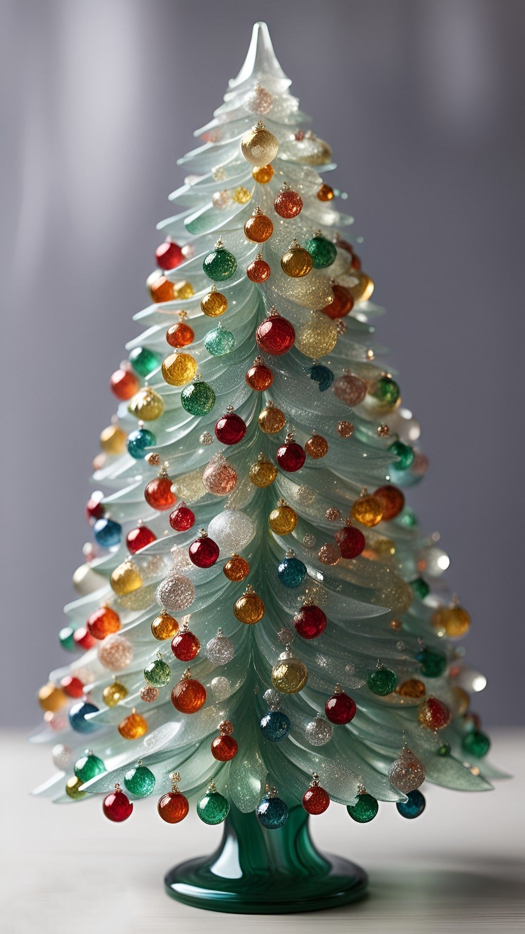 Glass Christmas tree