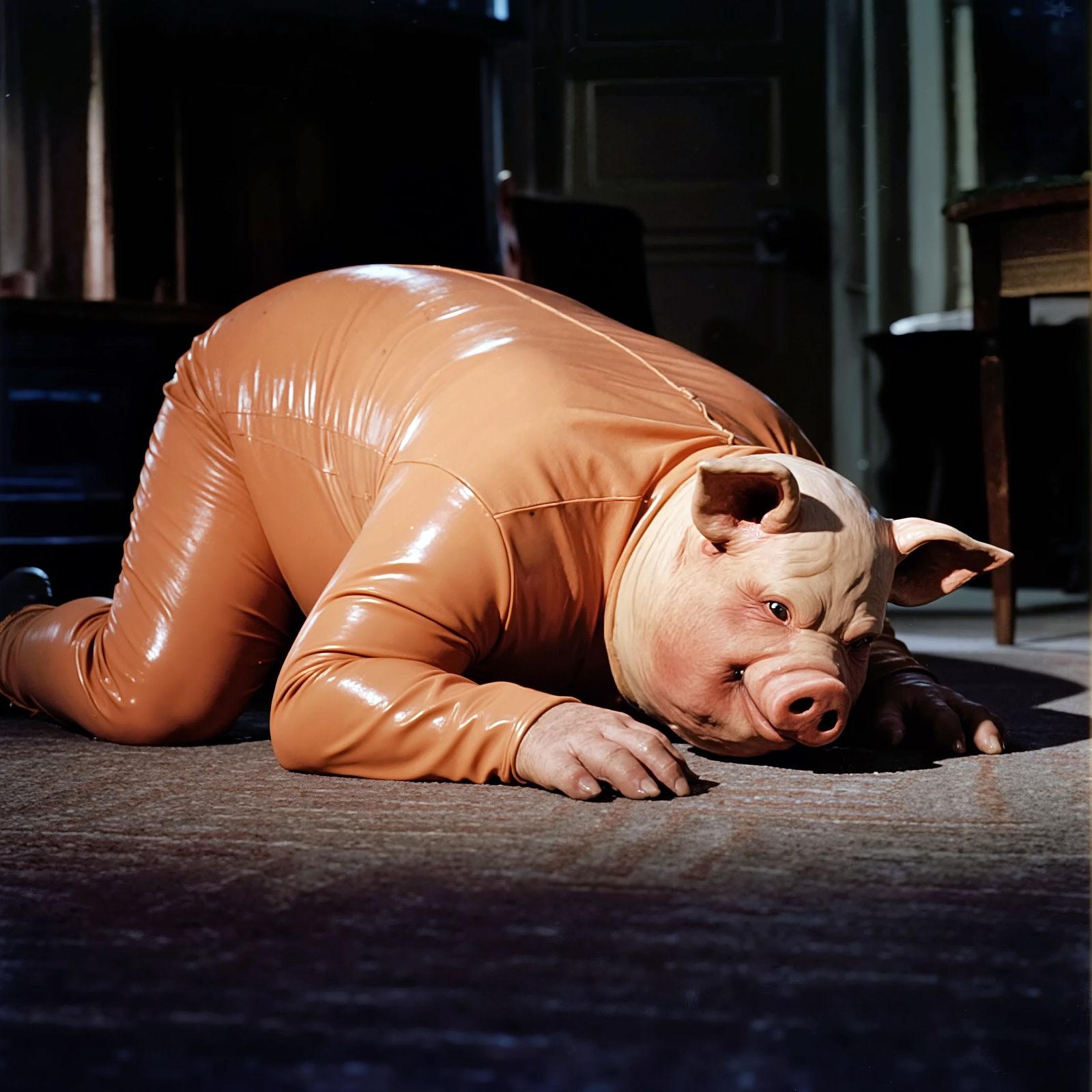 Agent Porky on a Sniffing Mission