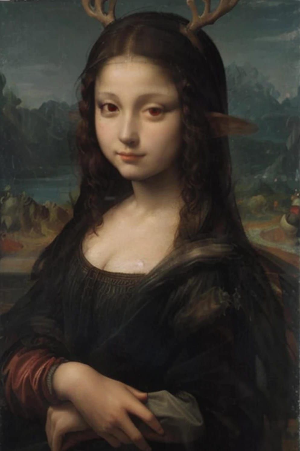 The Monna Lisa... It was always me!