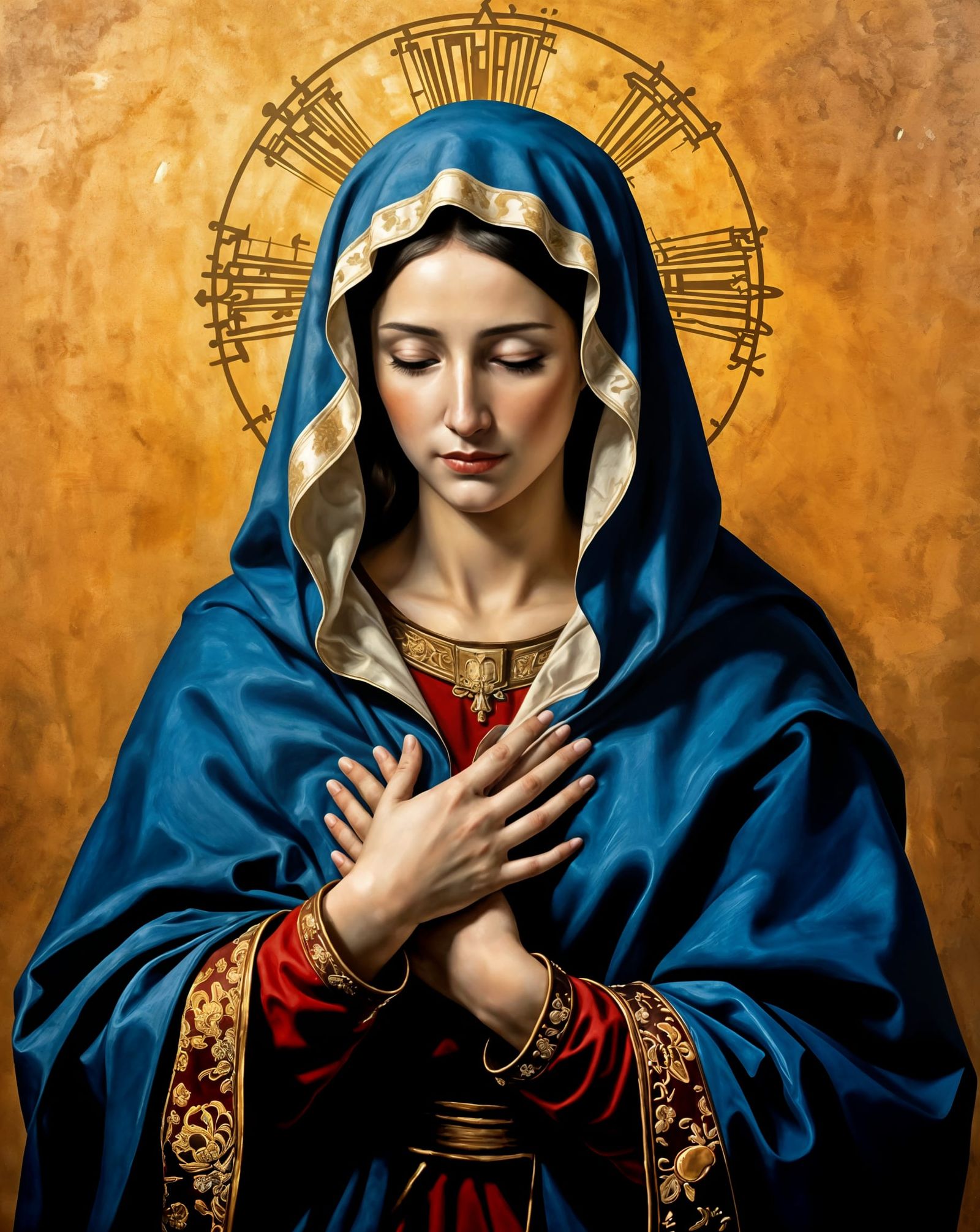 Mary, Our Lady of Sorrows  by @Robert Maxwell