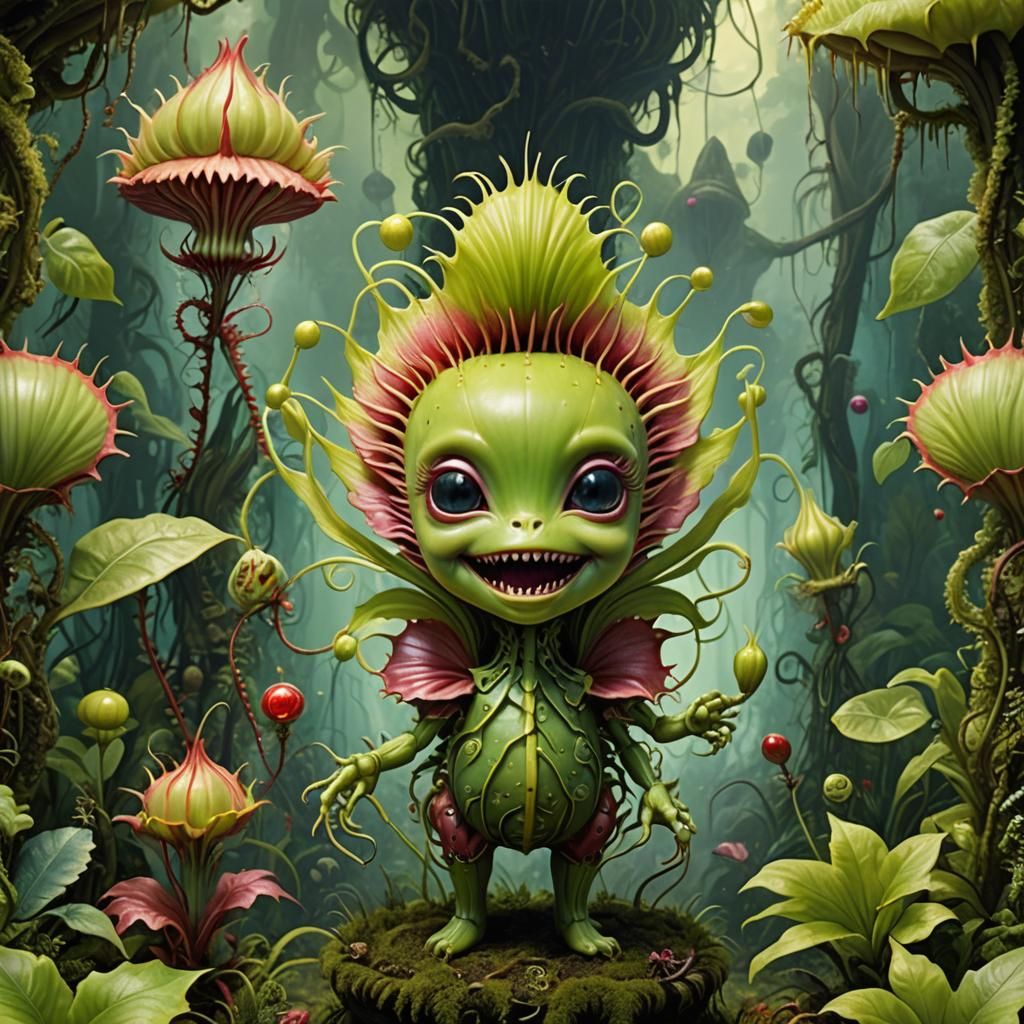 Alien Voltaic Venus Flytrap, happy to greet you