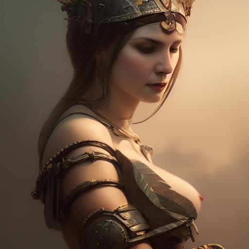 Beautiful Warrior Woman