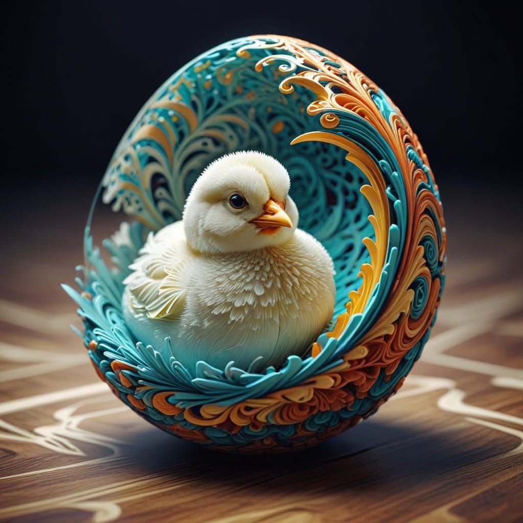 Egg Shell  by @Black Cat