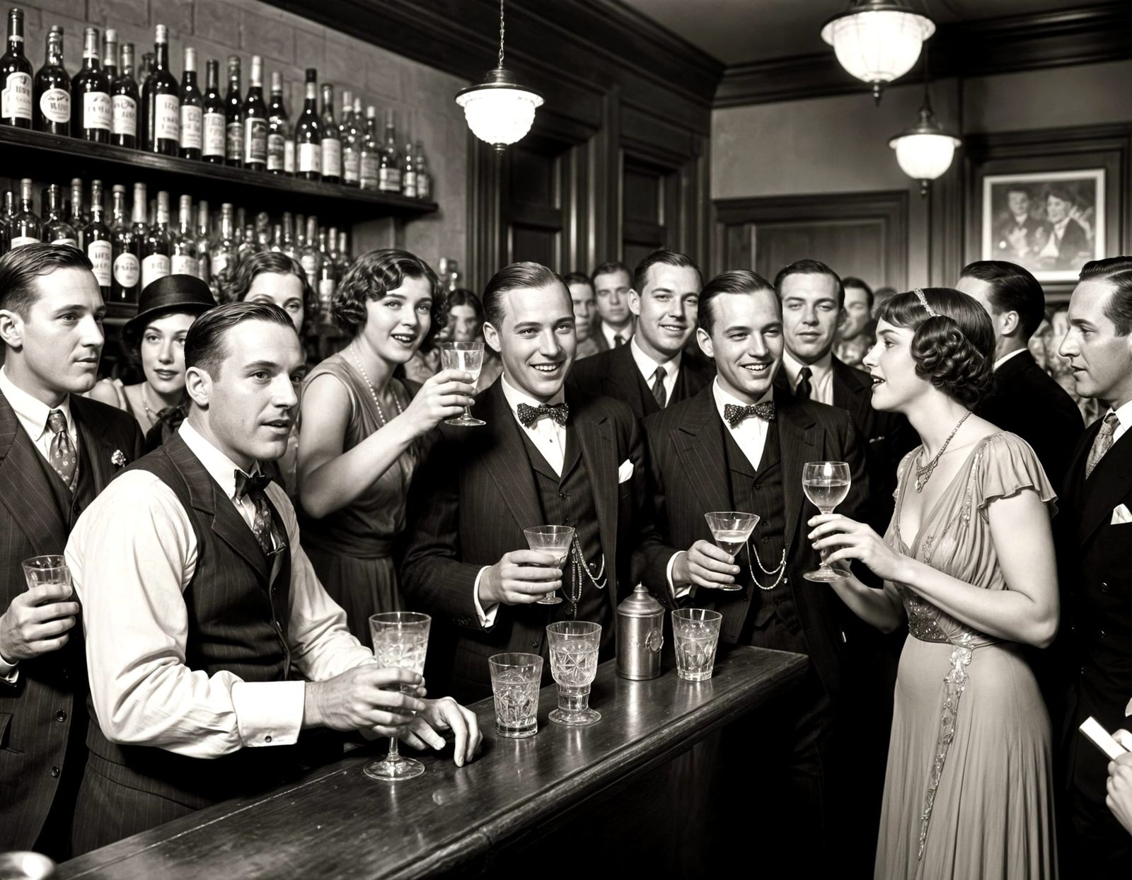 Prohibition Era Speakeasy Celebration  by @Runarguten