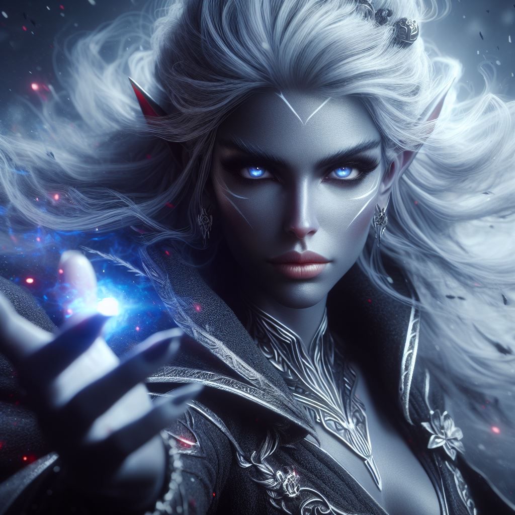 Drow sorceress
