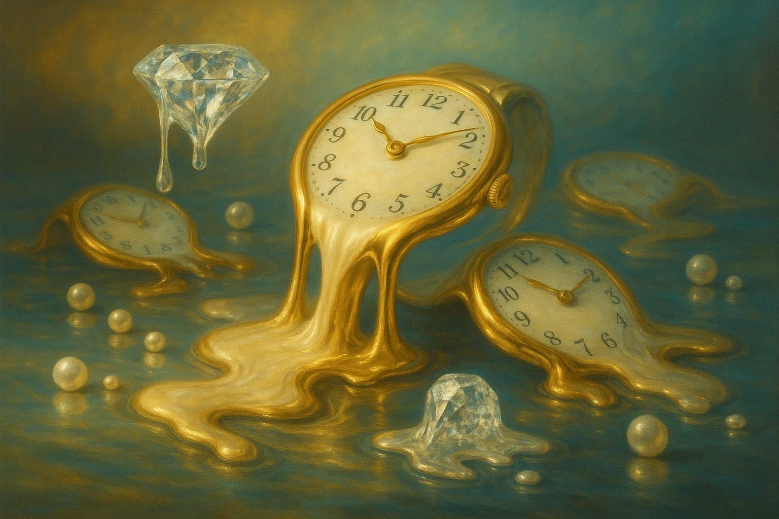 The Melting of Time and Matter