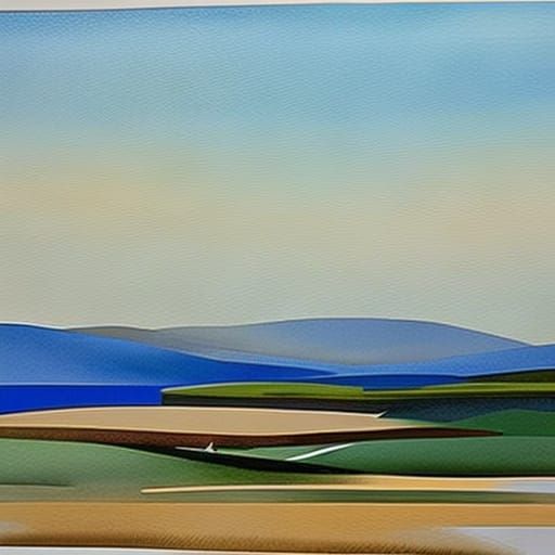 Squirrel with Nuts in Gouache Impressionist Style