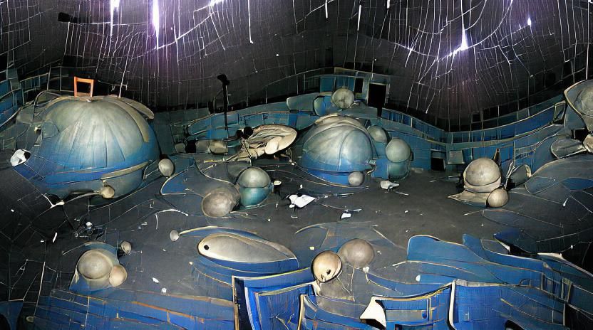 this abandoned planetarium full of ghosts from other worlds ...