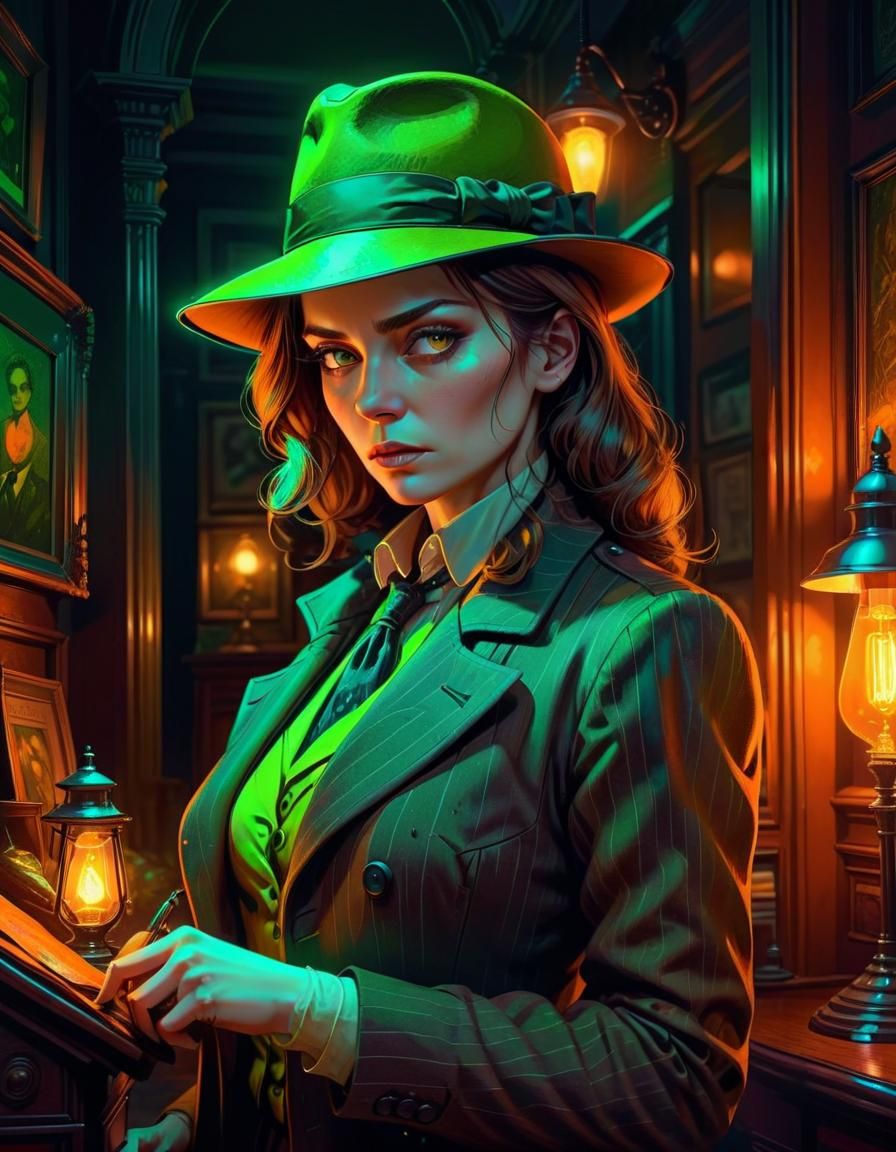 Lady Mystery   by @Kat