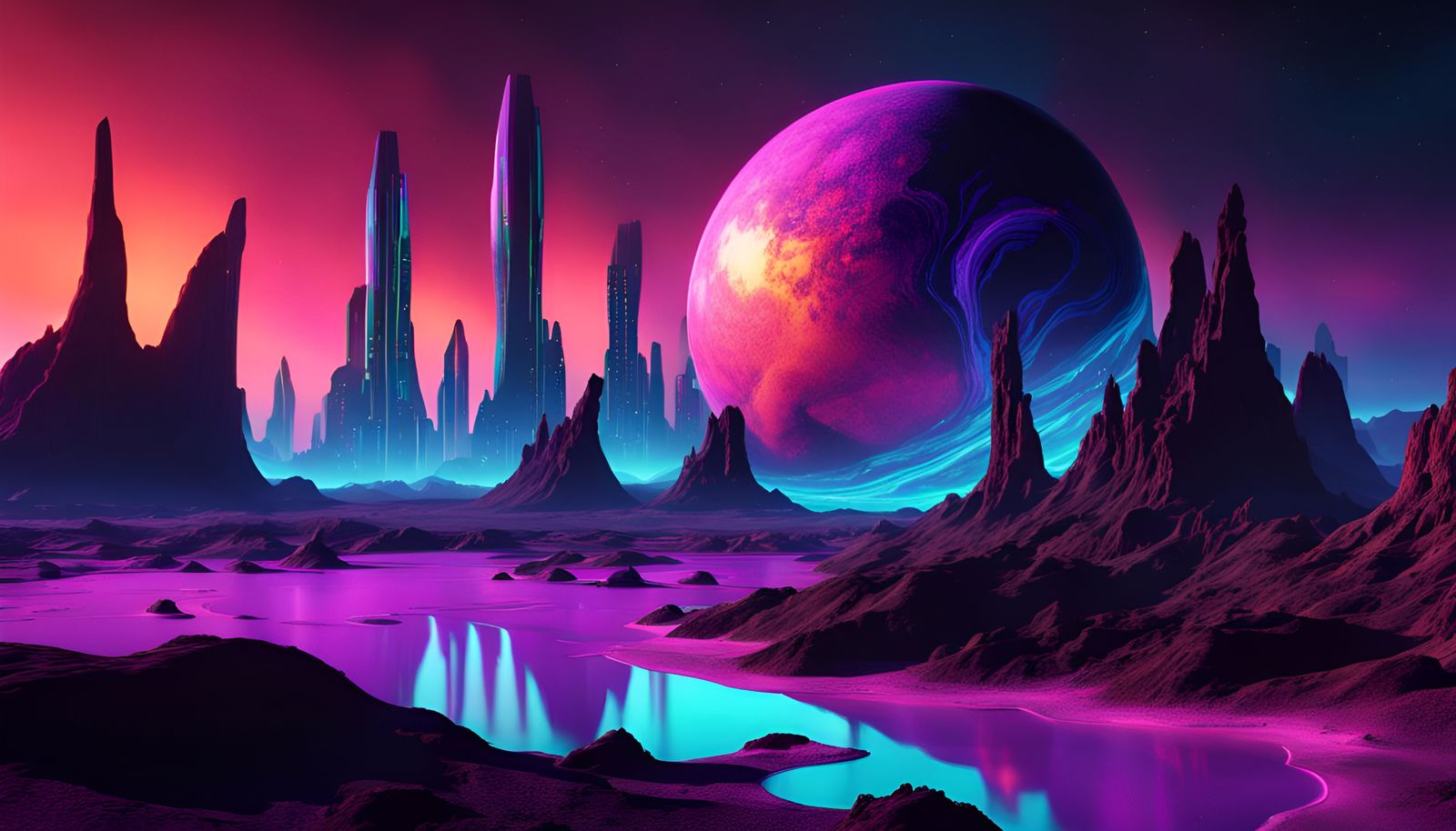 DMT-PLANET X - AI Generated Artwork - NightCafe Creator