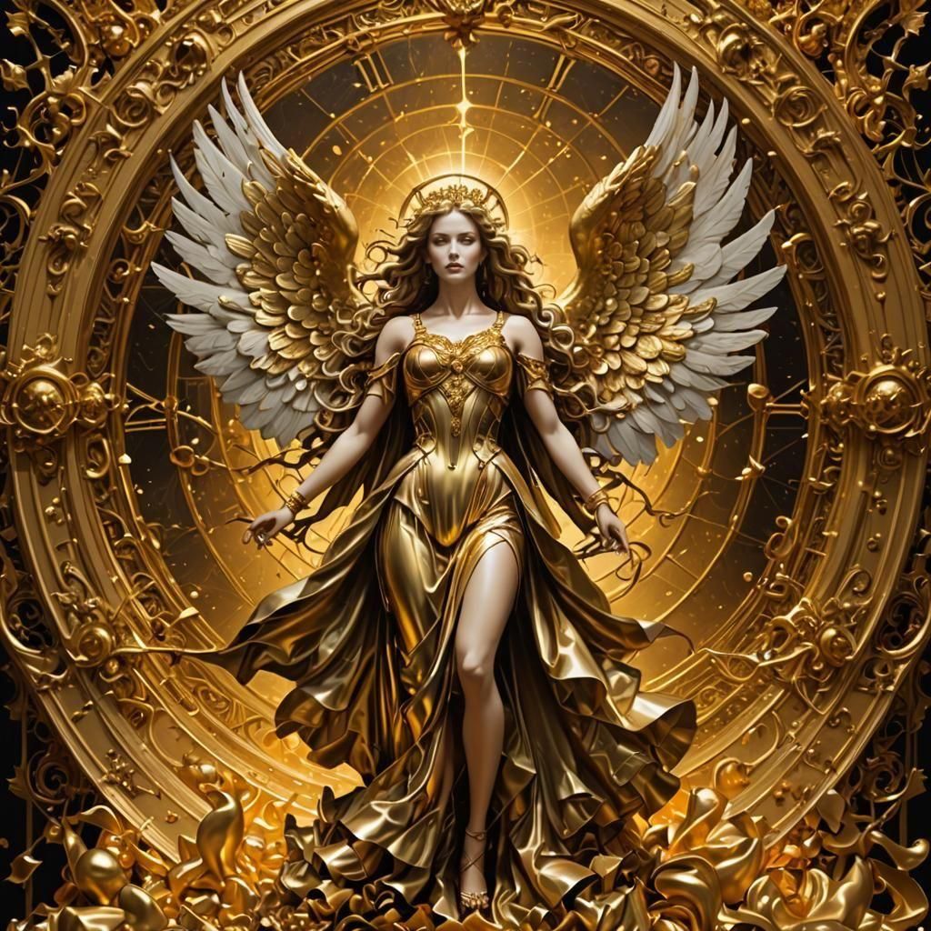 Golden Angel  by @Jademist Designs