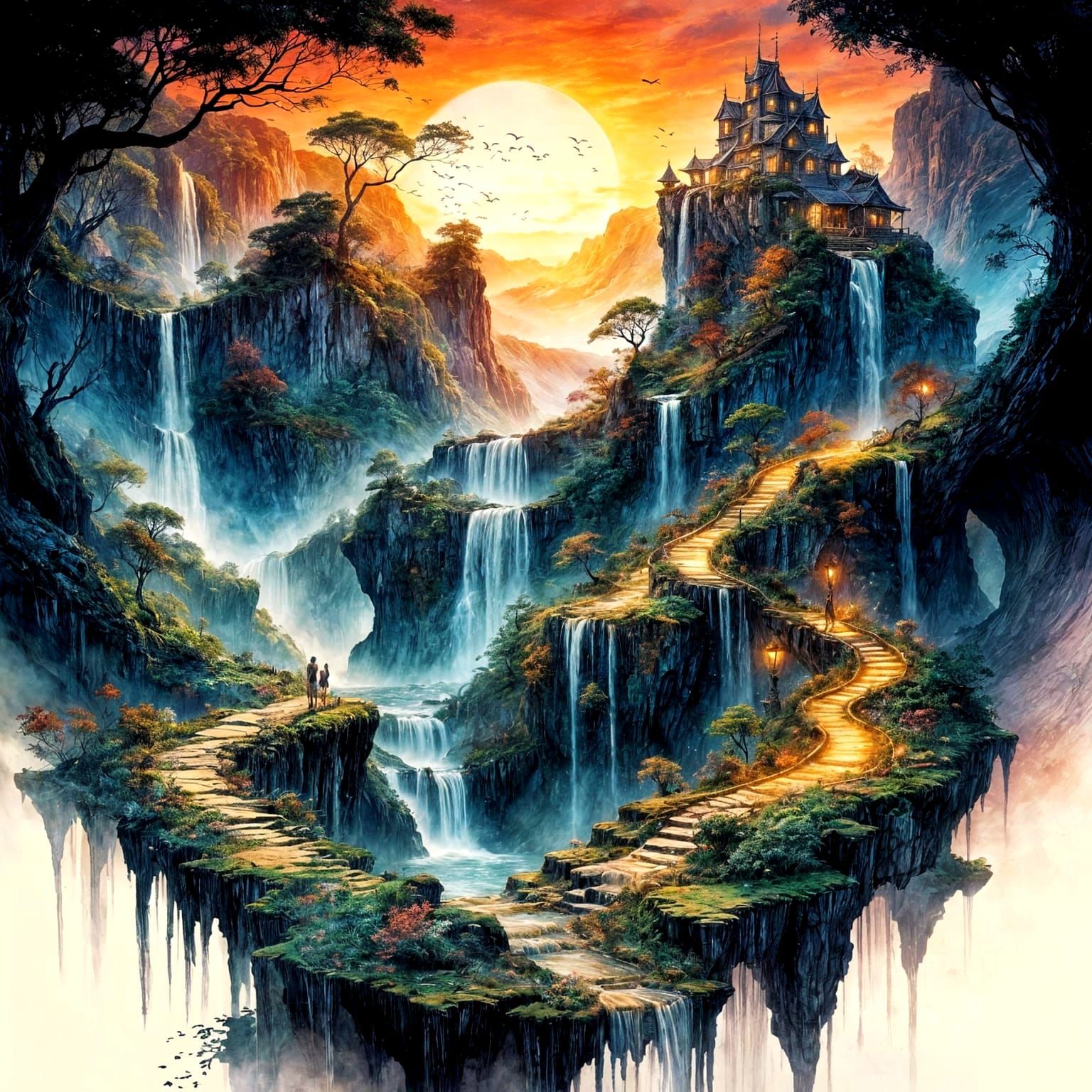 Be the Wanderer on a Long path to NO THEME  by @Steamcraft Sketcher