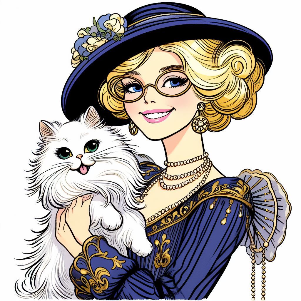 Art Nouveau Belle et Marie 💙