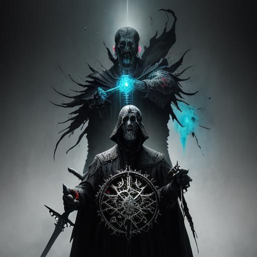 In a fantasy setting, an elderly couple, demonized and seeki...