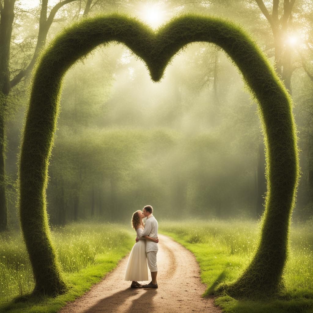 Lovers' Lane AI Generated Artwork NightCafe Creator