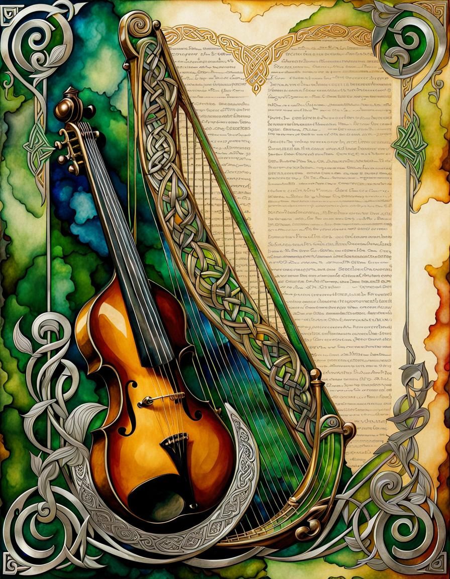 intricately detailed  alcohol ink illustration, Entire page ...