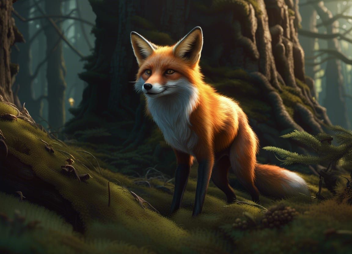 Fox - Ai Generated Artwork - Nightcafe Creator