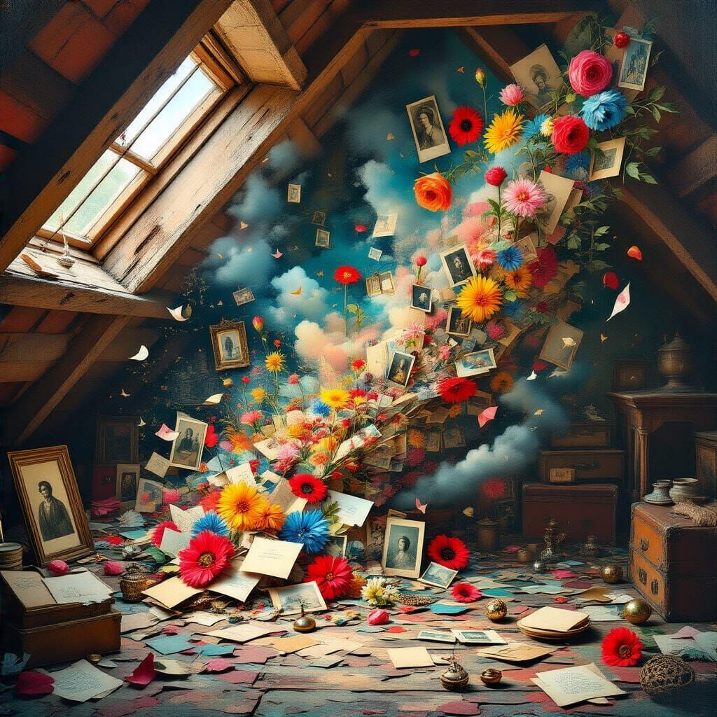  collage of memories and dreams   by @Assima