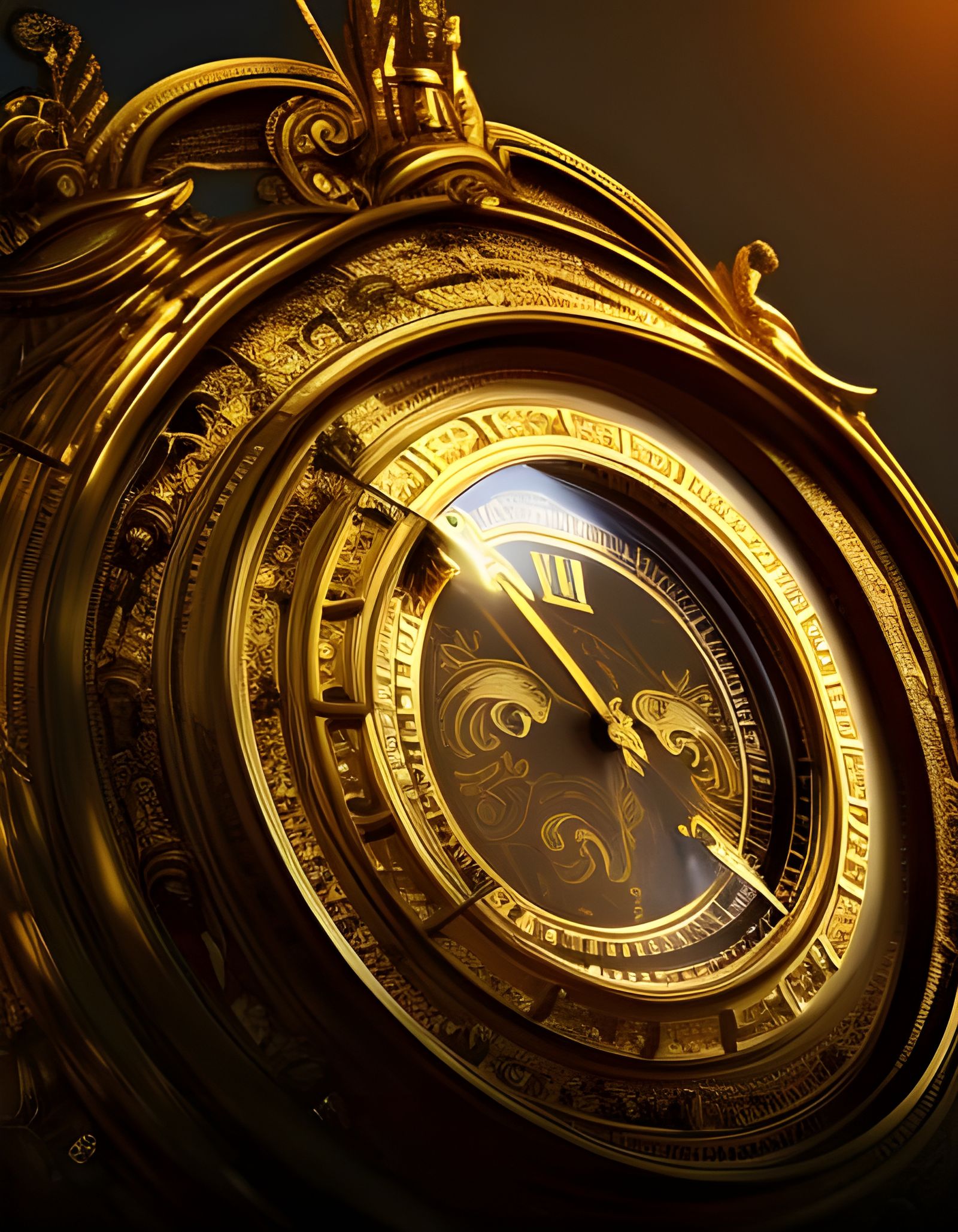 Epic Clock, Huh?  by @Yue