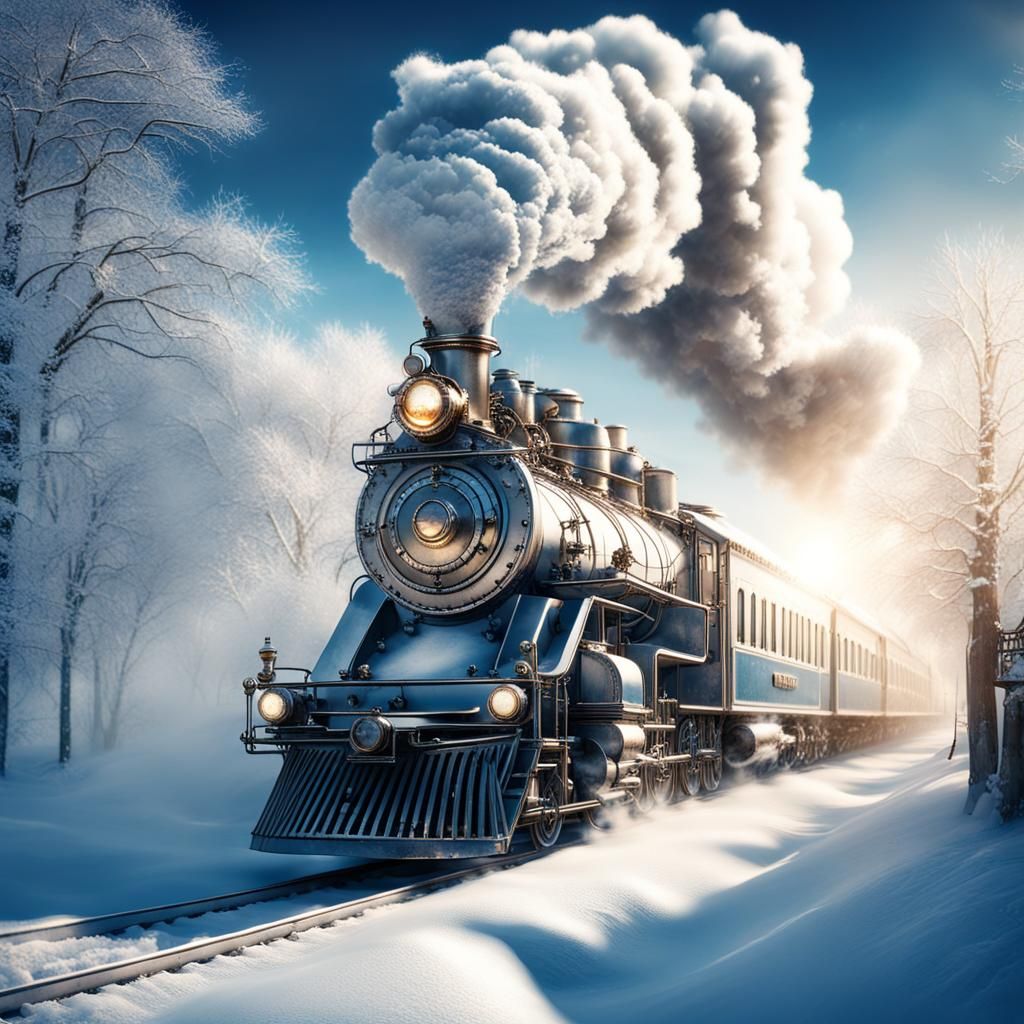 Steam or snow train  by @Fantaforce