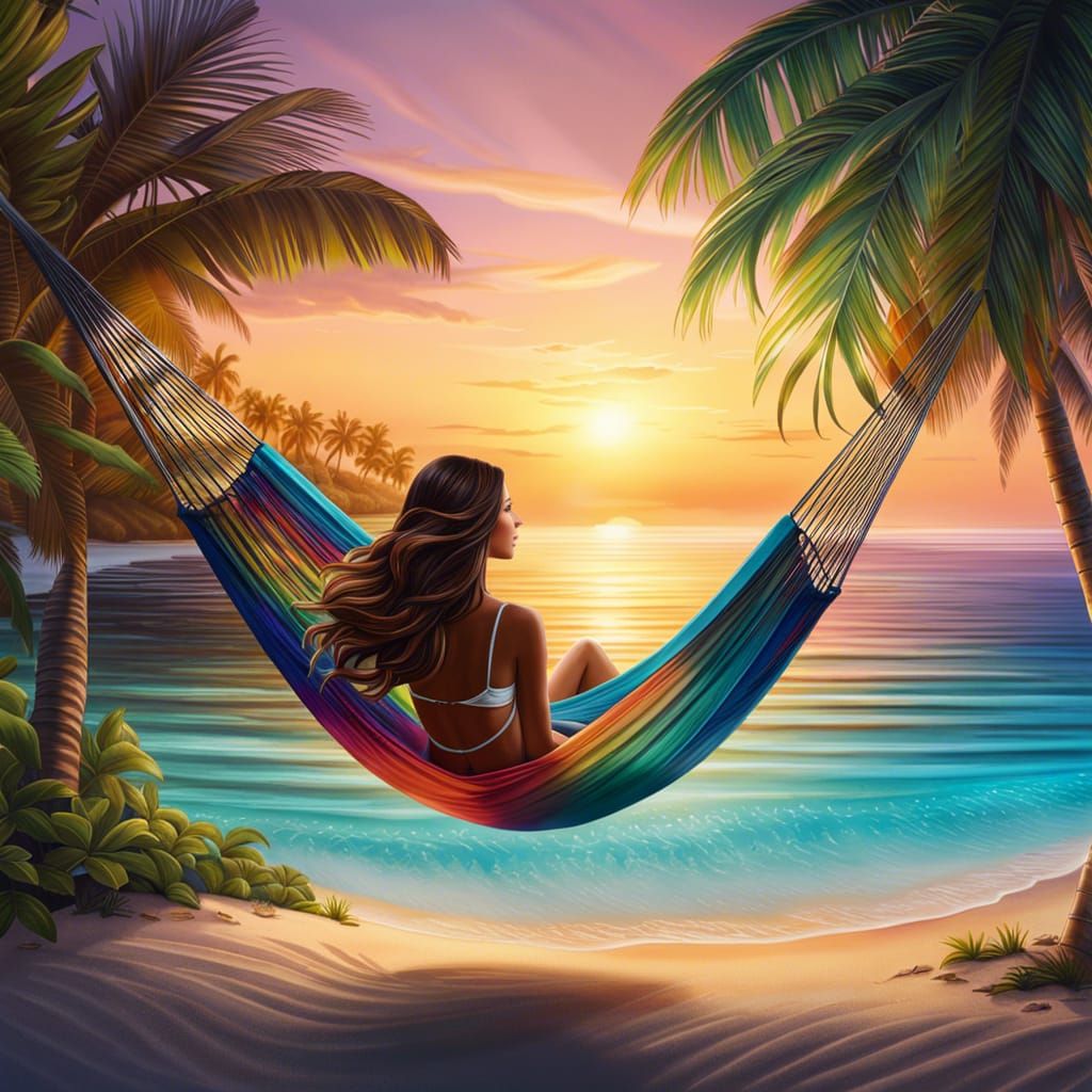 A beautiful girl enjoying vacation - AI Generated Artwork - NightCafe ...